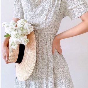 Breath of Youth Wide-Brim Straw Hat